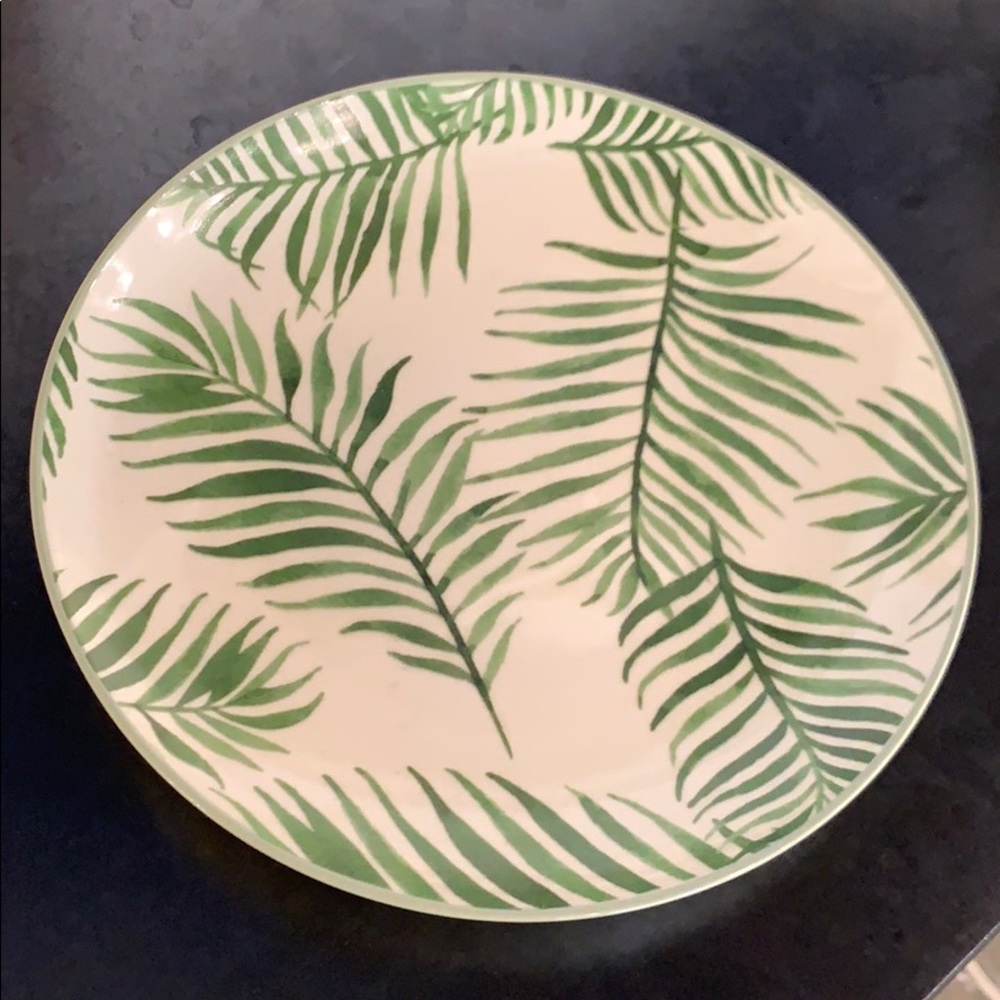 NEW! Palm leaf side plate